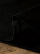 Baskılı Oversize Bisiklet Yaka T-shirt - Siyah resmi